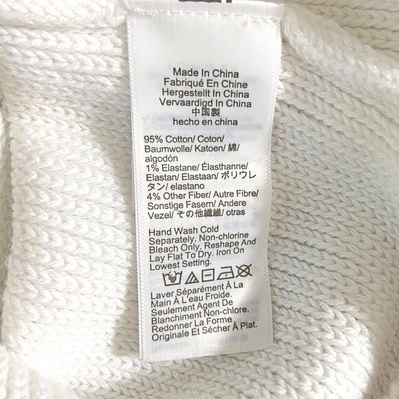 J Crew Button-up Sweater Shell Vest Size XXS White Cotton Snaps Nautical Preppy - Picture 4 of 6